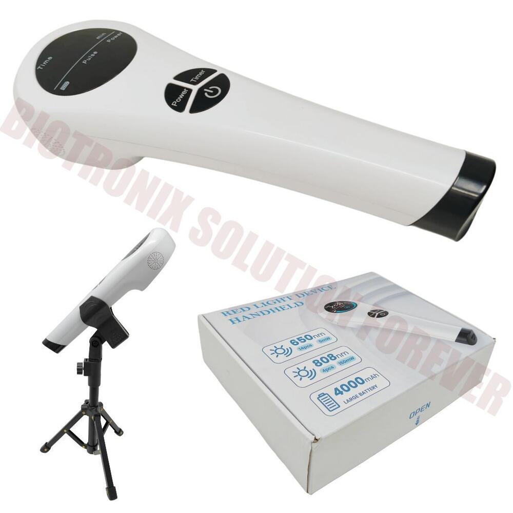 Portable 670mW Laser Physiotherapy Machine with Cooling Fan & USB-C Charging