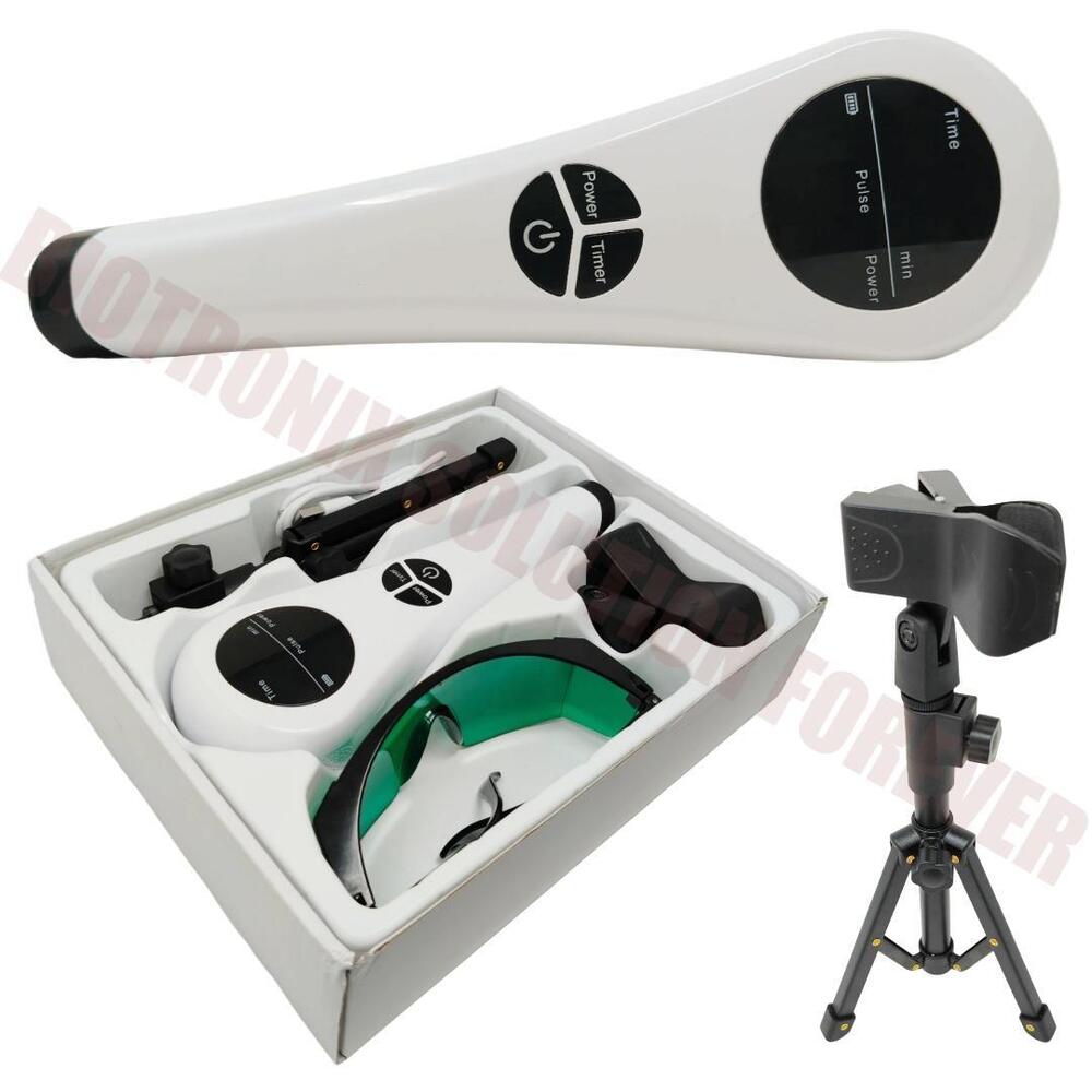 Portable 670mW Laser Physiotherapy Machine with Cooling Fan & USB-C Charging