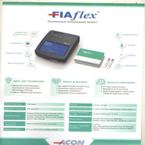 Fiaflex Fluorescent Immunoassay Analyzer