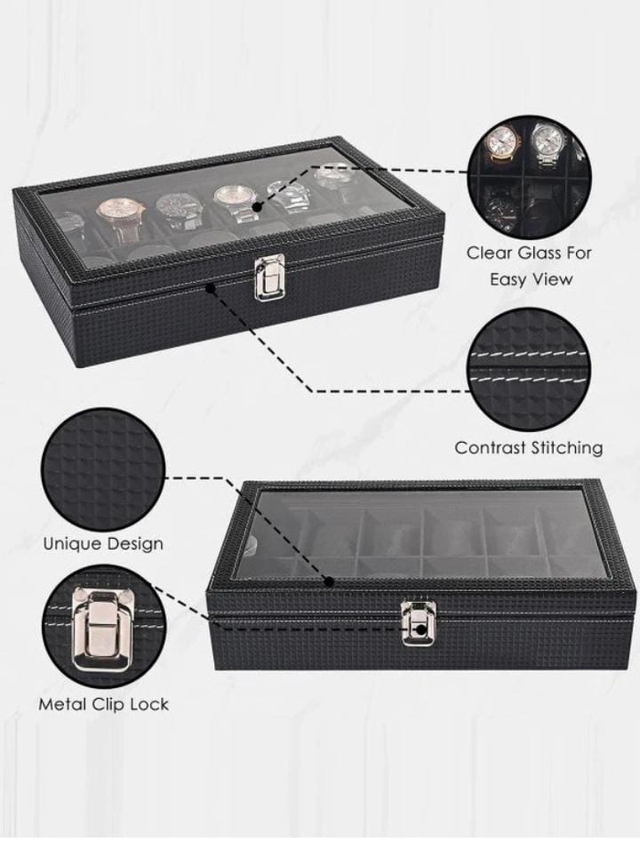 Watch Box - Color: Black
