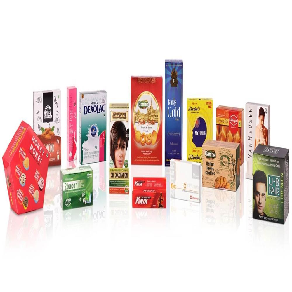 Paper Multicolor Metallic Box Printing Services