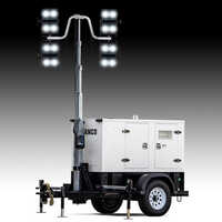7.5 Kva Ac Genset With 9 Mtr. Mobile Tower Light - Color Temperature: 6000 Kelvin (k)