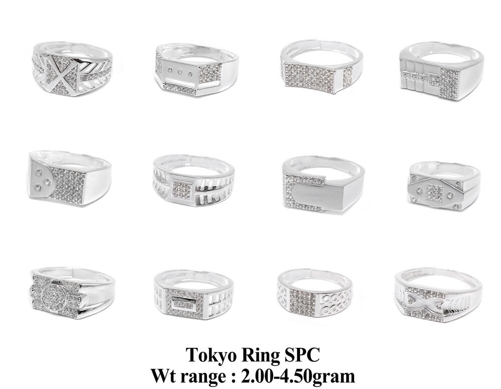 92.5 New Design Silver Tokyo Ring Spc