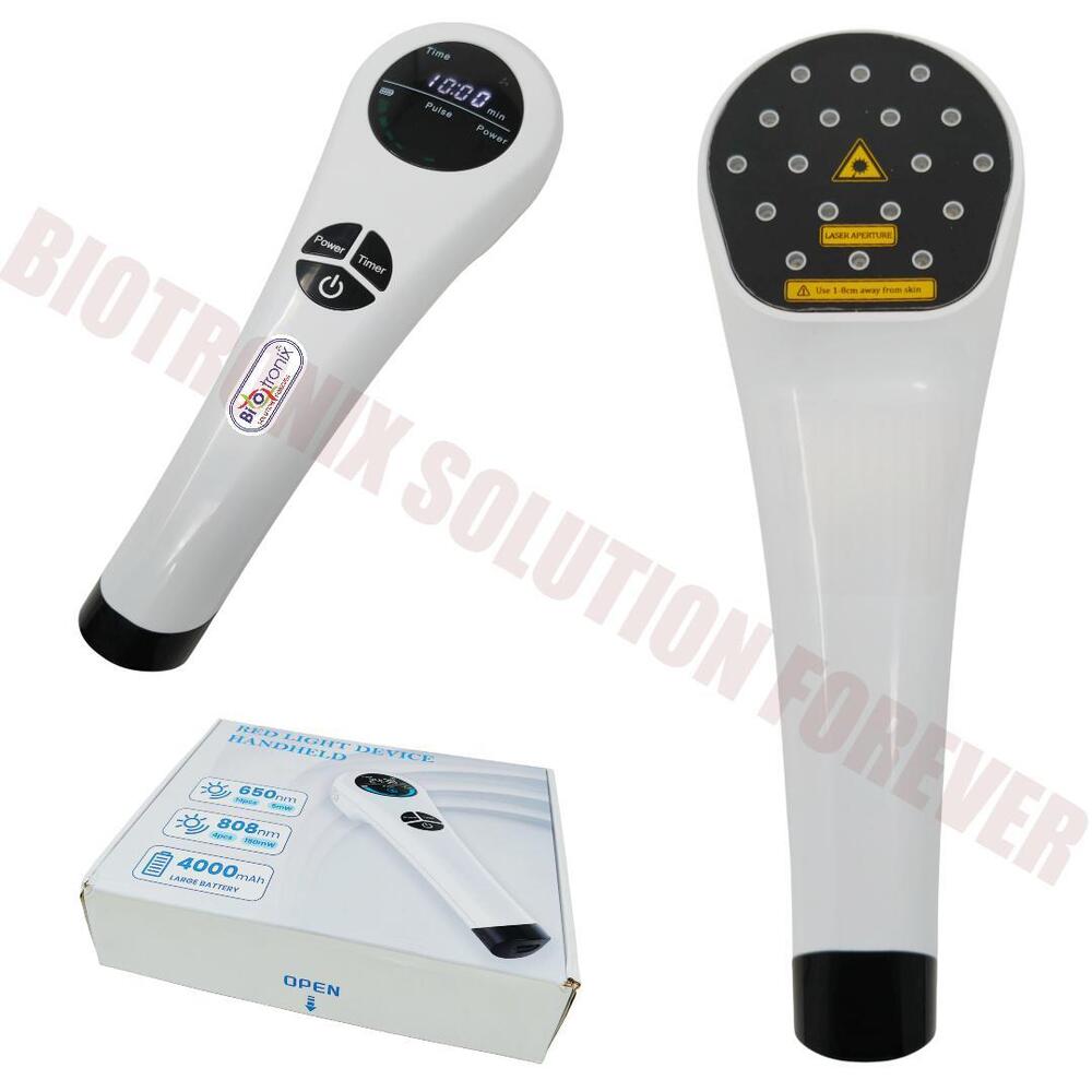 Rechargeable Pain Relief Laser Device with 14 Red+4 Infrared Diodes