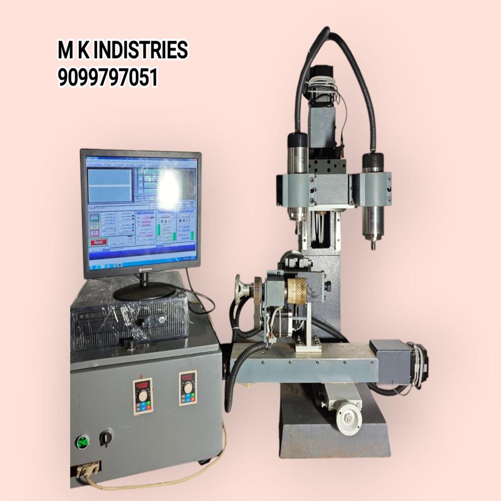 Cnc 6 Axis Horizontal Head Background Machine - Accuracy: 0.2 Mg