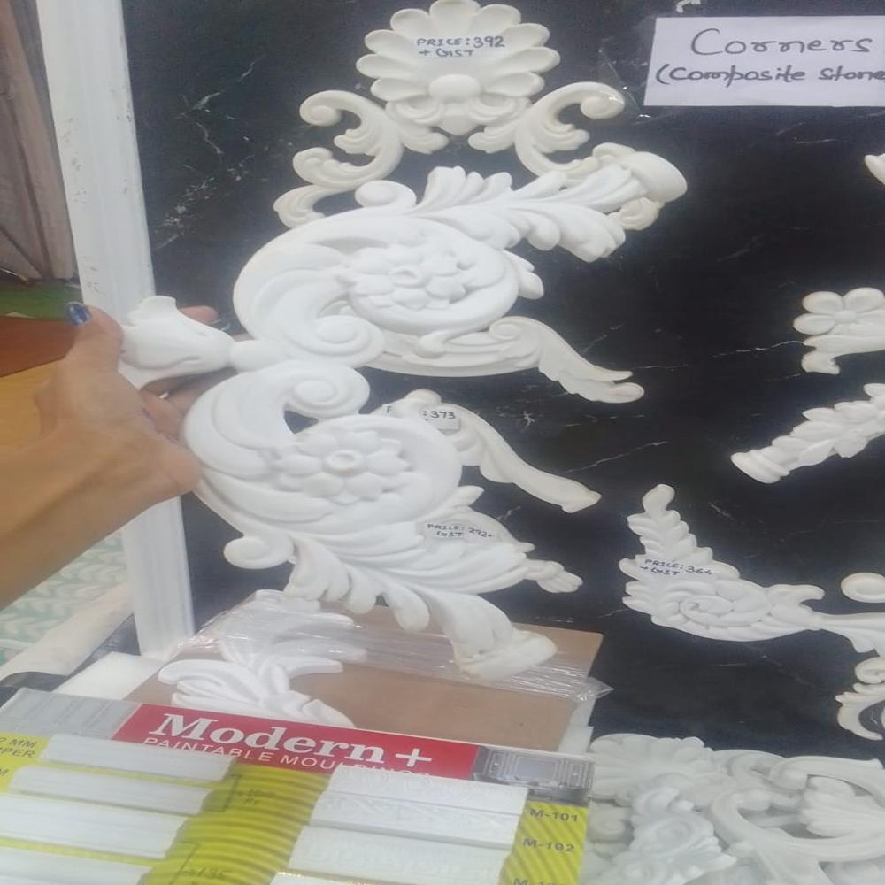 Interior Corner Moulding - Stylish Wall & Ceiling Corners - Color: White