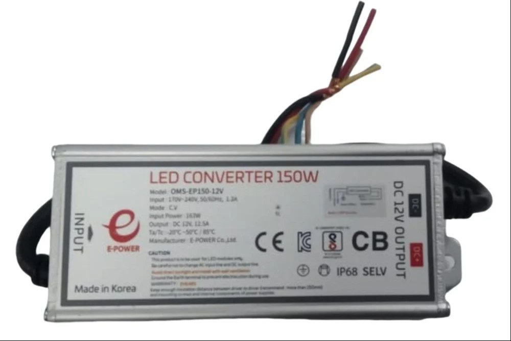 200watt Waterproof Led Driver - Efficiency: Min.90% (Typ.92%)
