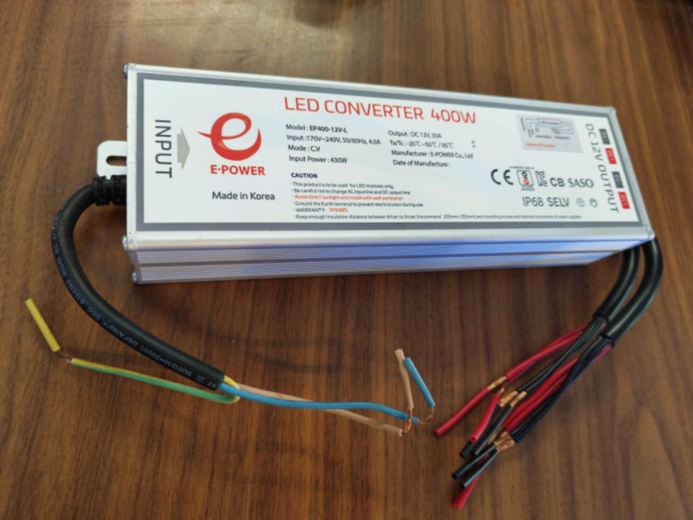 200watt Waterproof Led Driver - Efficiency: Min.90% (Typ.92%)