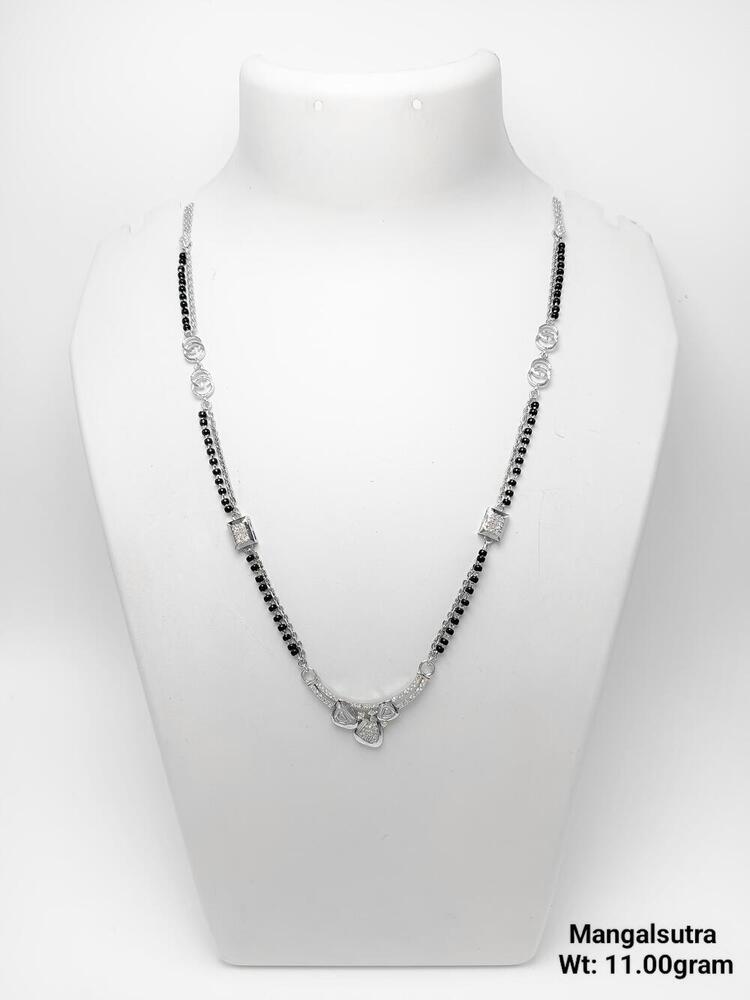 92.5 New Design Silver Mangalsutra