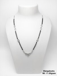 92.5 New Design Silver Mangalsutra