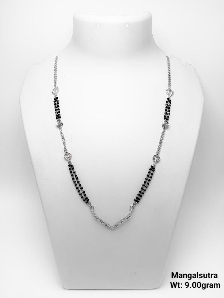 92.5 New Design Silver Mangalsutra
