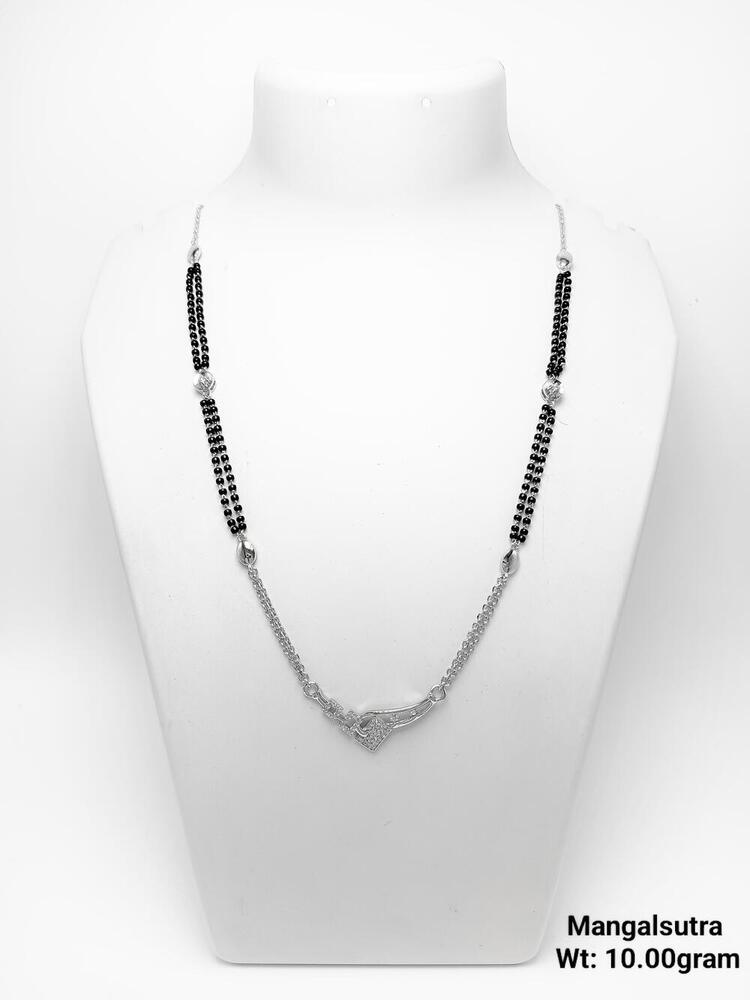 92.5 New Design Silver Mangalsutra