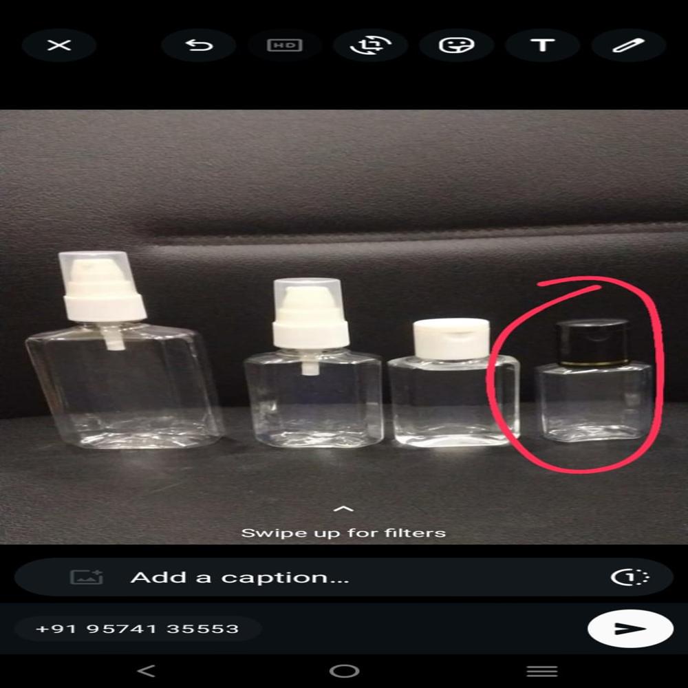 PET Plastic Milk Bottle