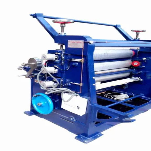 Carton Box Making Machine - Color: Blue