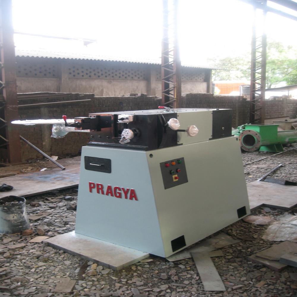 White & Gray Fin Tube Machine