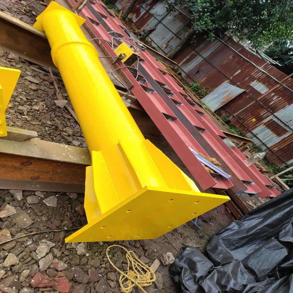 Free Standing Jib Crane - 2 Ton Capacity, New Condition - High-pressure Rated, Industrial Applications, High-quality Build, Warranty Included