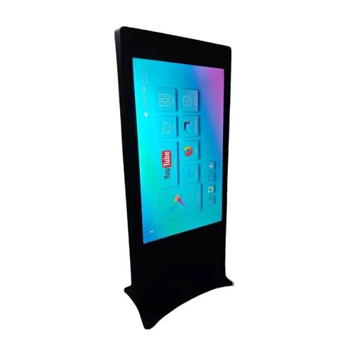50 Htz Mild Steel Led Video Digital Standee For Hotel Lobby - Color: Black