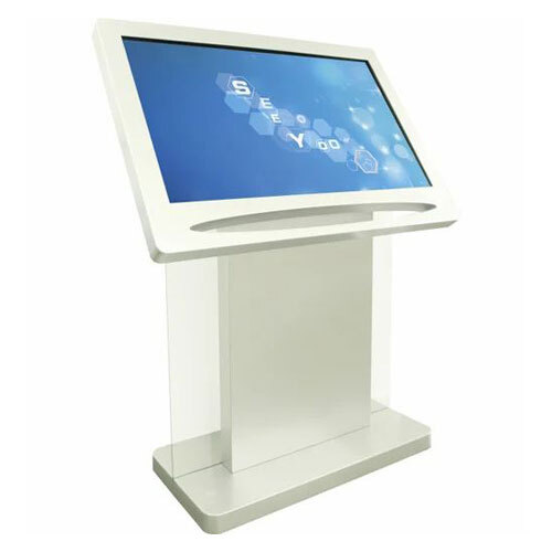 47 Inch Lcd Touch Screen Kiosk - Color: White