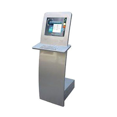 Touch Screen Information Kiosk - Color: Grey