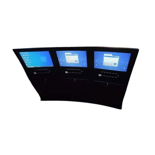 55 Inch Seminor Touch Screen Kiosk - Color: Black