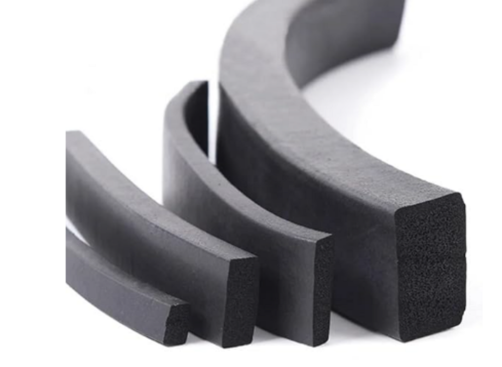 Epdm Sponge Rubber Square - Color: Purlpe