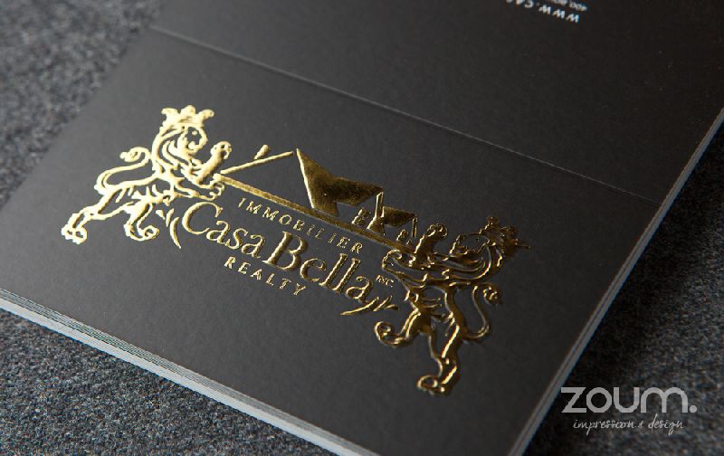 Foil Printing Visiting Card