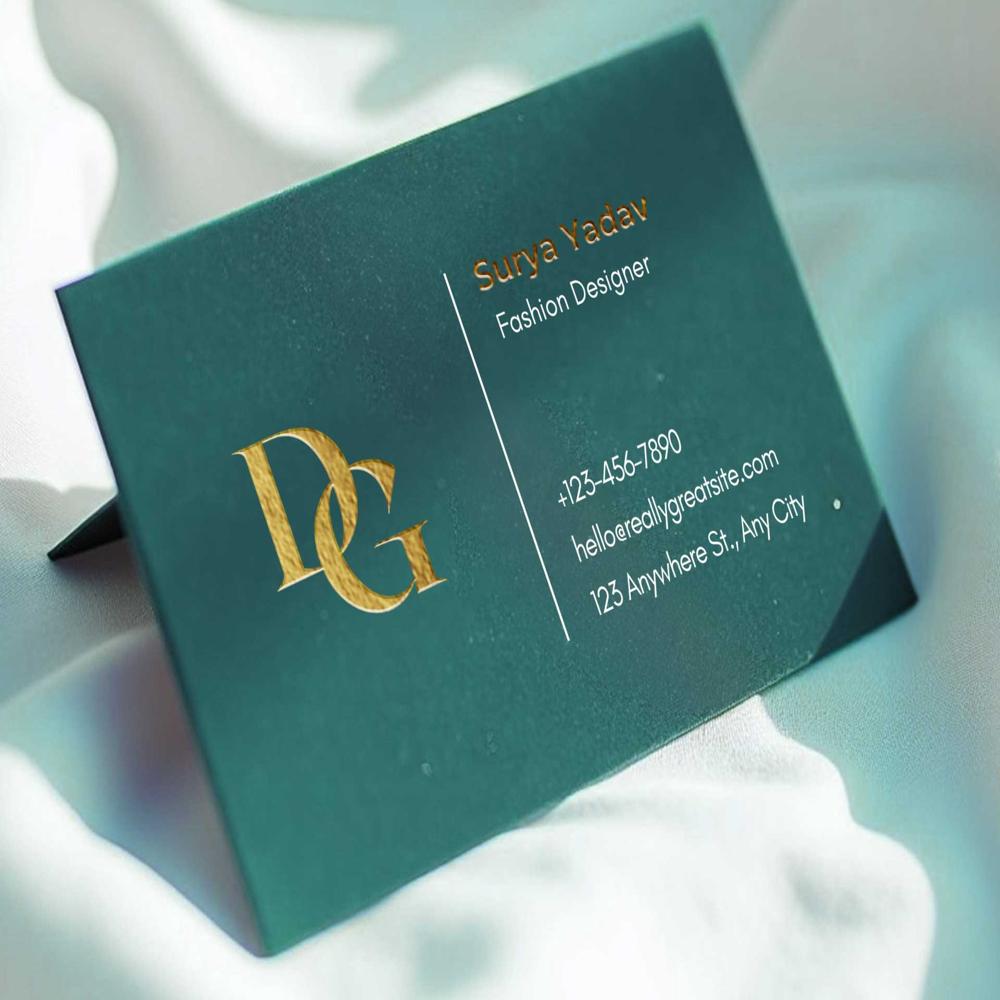 Foil Printing Visiting Card