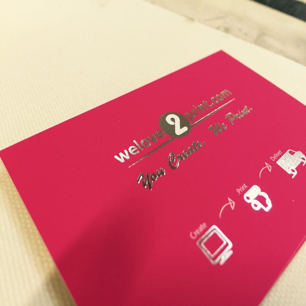 Foil Printing Visiting Card