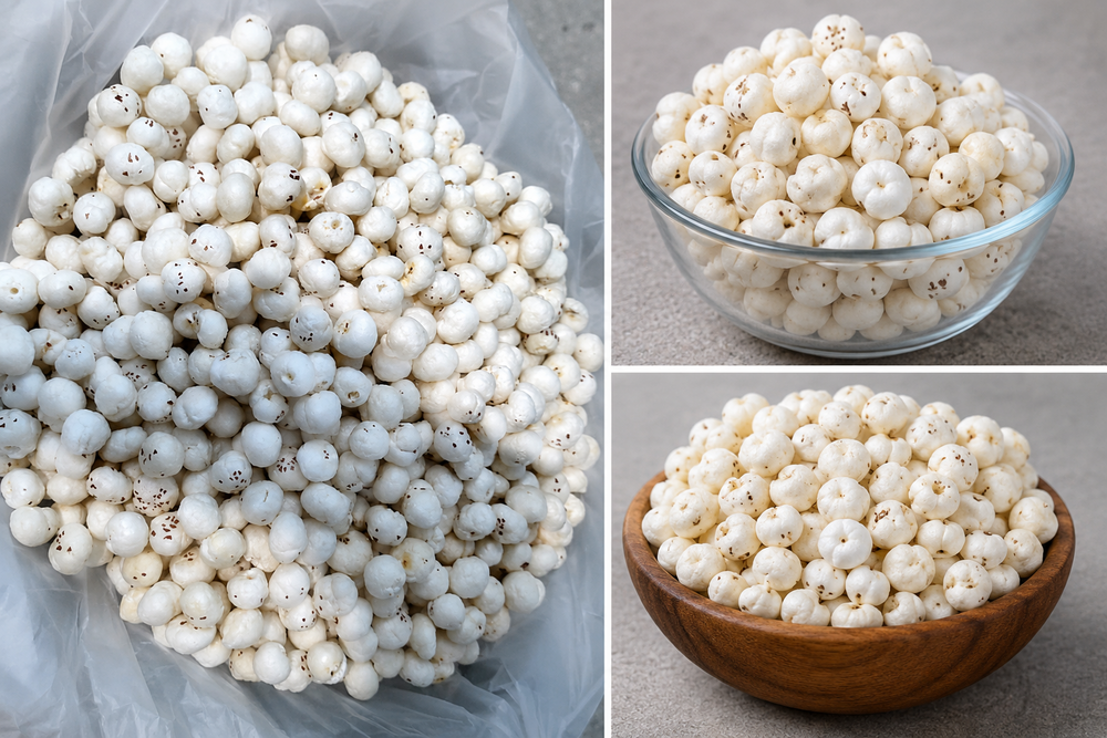 Fox Nuts (Makhana) - Color: White