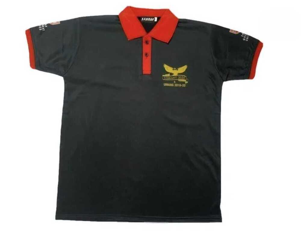 Black And Red Color Promotion Coller T-Shirt