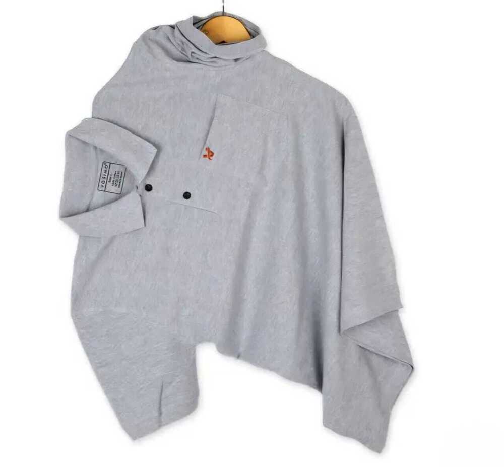 Gray Color Collar T Shirt - Age Group: Adult