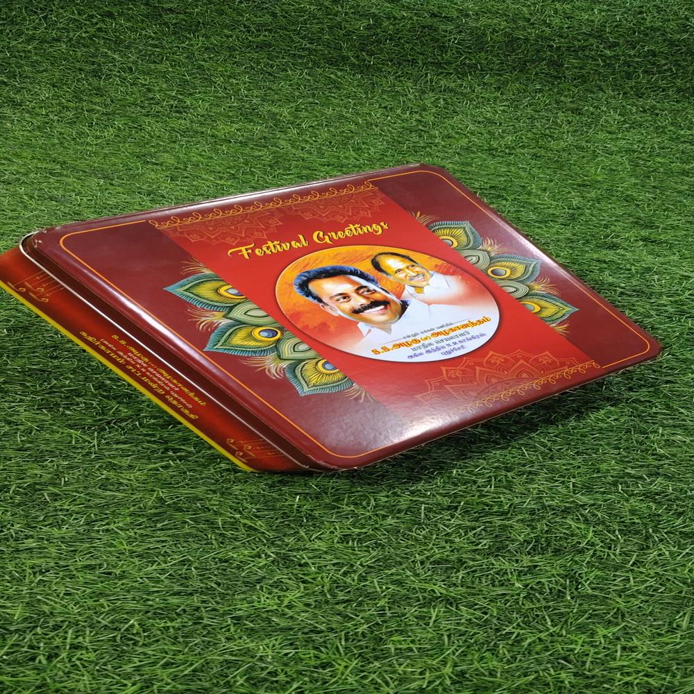 Political Person Printed Tin Container - Color: Multicolor