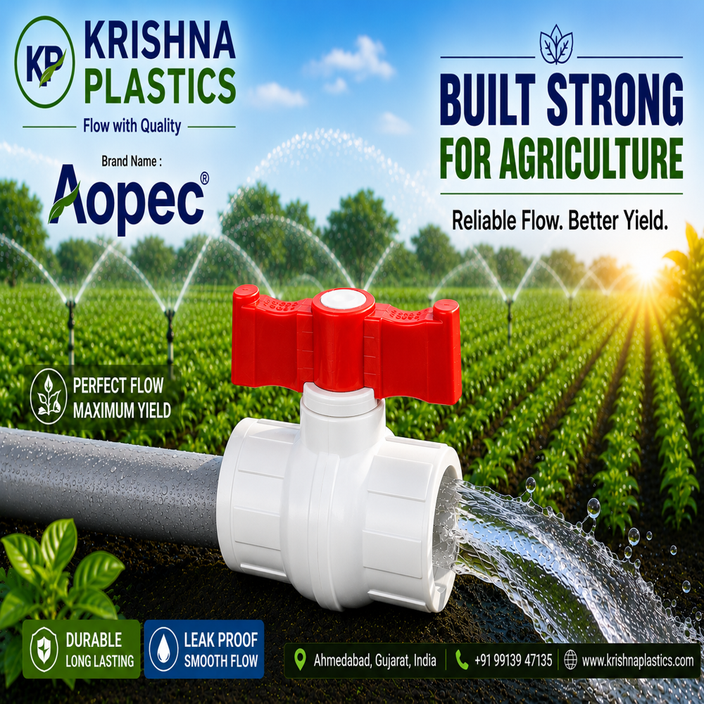 Plastic Ball Valve - Color: As Per Demand