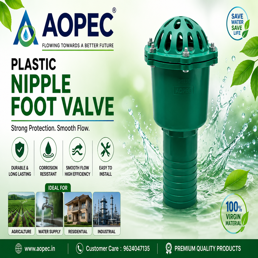 Plastic Foot Valve - Color: As Per Demand