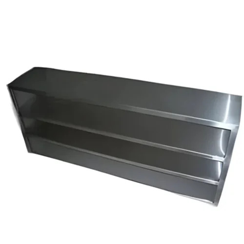 2.5 Feet Stainless Steel Cross Over Bench - Color: Silver