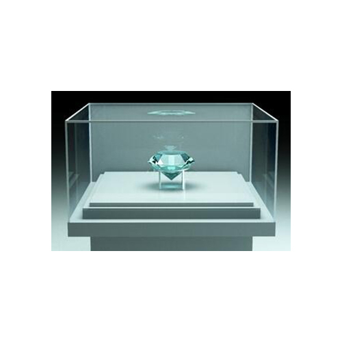 Presentation Showcase With Blue Diamond Stock - Color: Transparent