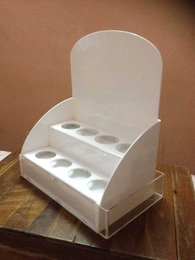 Lipstick Display - Color: White