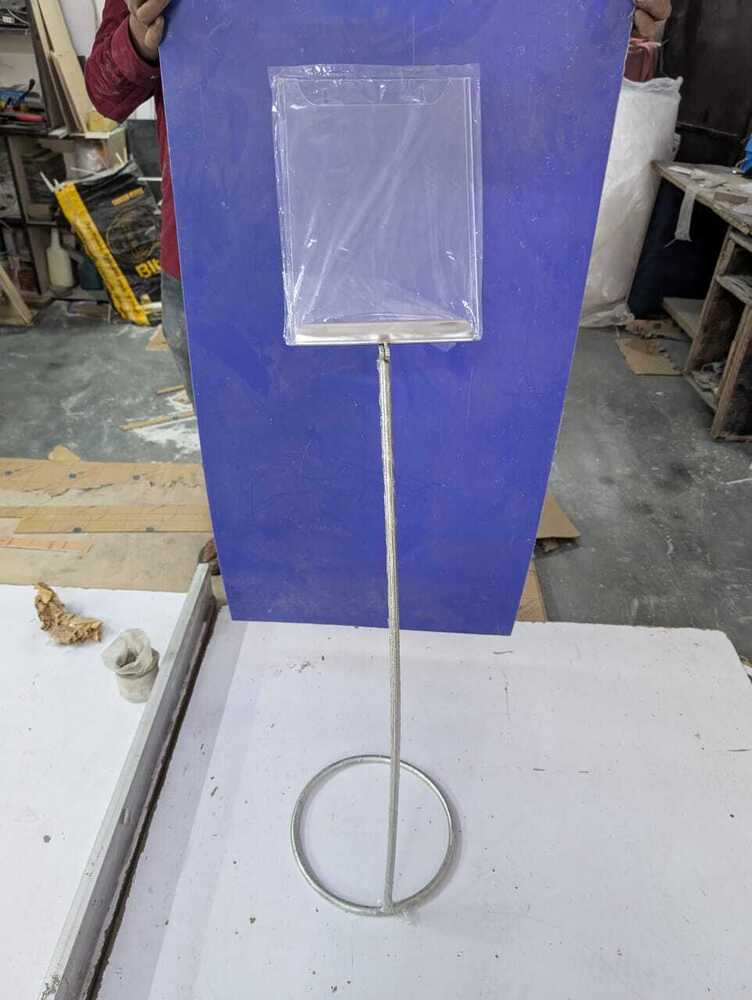 Supermarket Poster Frame With Stand - Color: White