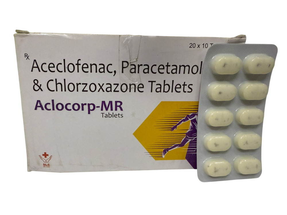 Aceclofenac Paracetamol And Chlorzoxazone Tablets