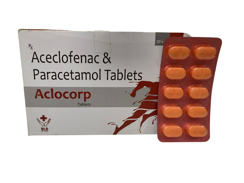 Aceclofenac And Paracetamol Tablets - Drug Type: General Medicines