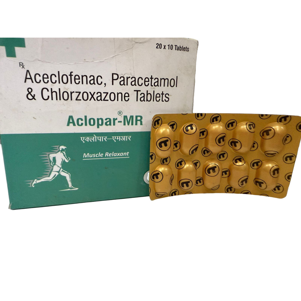 Aceclofenac Paracetamol And Chlorzoxazone Tablets - Drug Type: General Medicines
