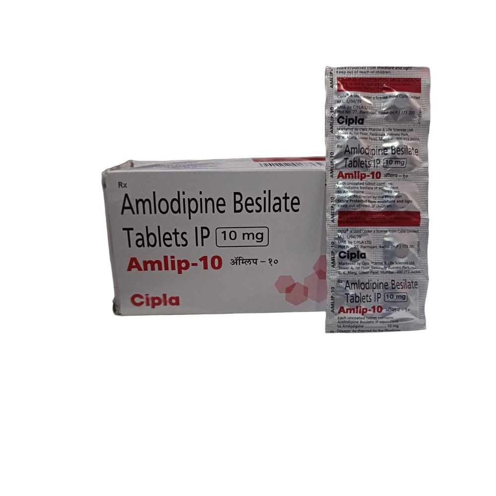10Mg Amlodipine Besilate Tablets Ip - Drug Type: General Medicines