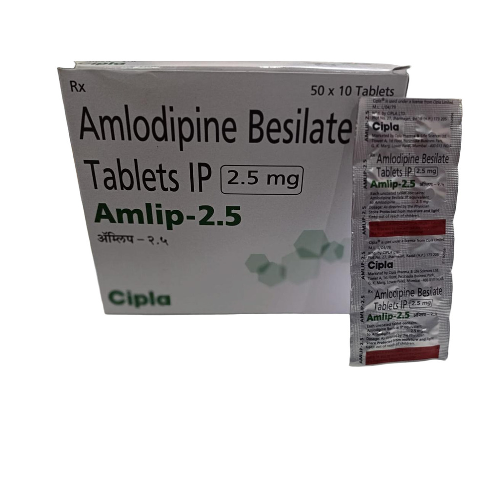 2.5Mg Amlodipine Besilate Tablets Ip - Drug Type: General Medicines