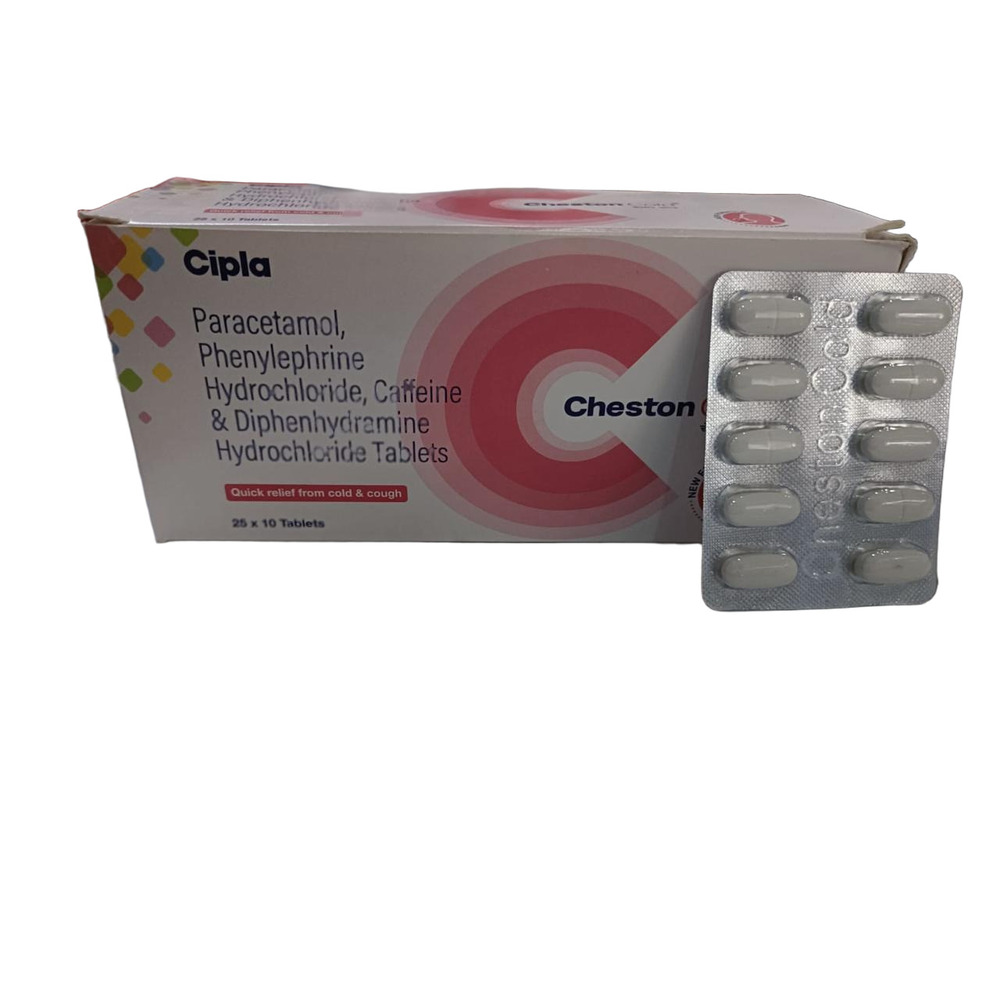 Paracetamol Phenylephrine Hydrochloride Caffeiene And Diphenhydramine Hydrochloride Tablets - Drug Type: General Medicines