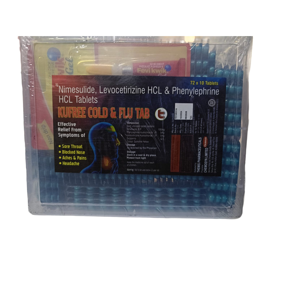 Nimesulide Levocetirizine Hcl And Phenylephrine Hcl Tablets - Drug Type: General Medicines