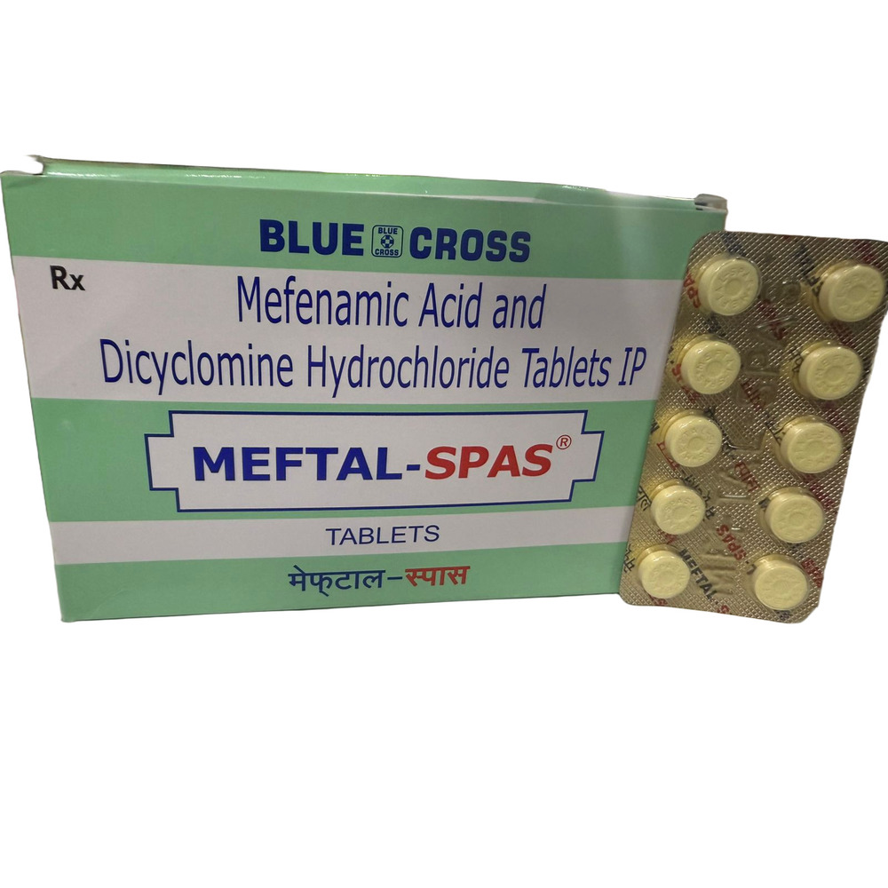 Mefenamic Acid And Dicyclomine Hydrochloride Tablets Ip - Drug Type: General Medicines