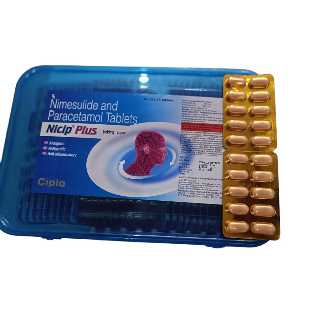 Nimesulide And Paracetamol Tablets - Drug Type: General Medicines