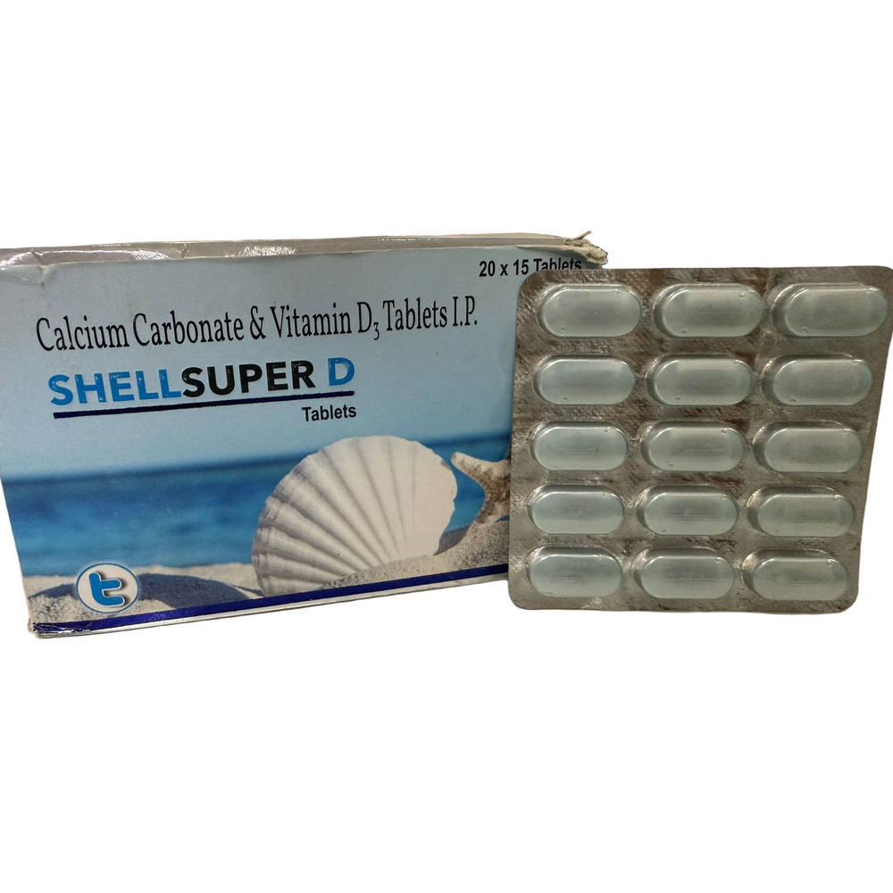 Calcium Carbonate And Vitamin D3 Tablets Ip - Drug Type: General Medicines