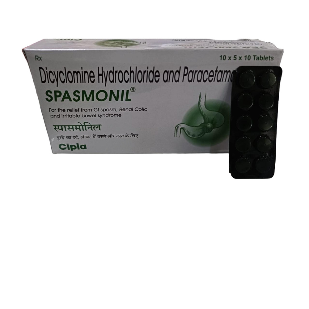 Dicyclomine Hydrochloride And Paracetamol Tablets - Drug Type: General Medicines