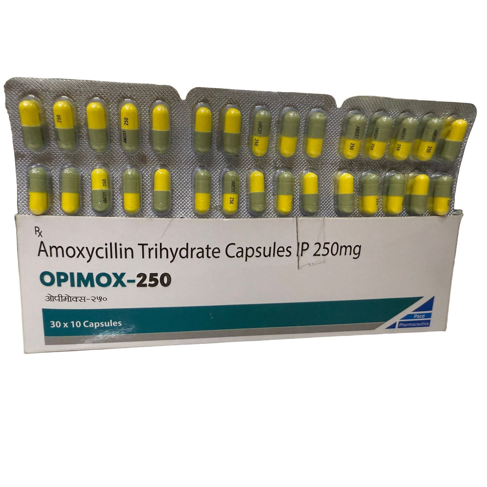 250mg Amoxycillin Trihydrate Capsules IP